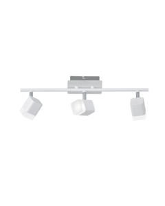 Σποτ Ράγα Τρίφωτη 48cm Λευκό Ματ LED 3x3,5w 3000K 3x400lm Trio Lighting Roubaix Trio Lighting R82153131