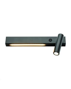 ΕΠΙΤΟΙΧΟ Φ/Σ LED 12W 3200K 980LM HERMES ΜΑΥΡΟ ΜΕΤ/ΚΟ 28Χ11Χ8CM ΔΕΞΙΑ ACA SF2110LEDBKR