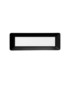 LED WALL RECTANGLE LUMINAIRE BLACK 230V AC IP65 4W 3000K 290LM RA80 ACA SLIM31NB