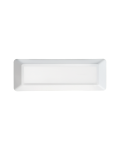 LED WALL RECTANGLE LUMINAIRE WHITE 230V AC IP65 4W 3000K 290LM RA80 ACA SLIM31NW