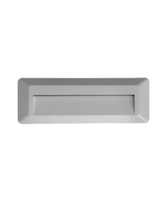 LED WALL RECTANGLE LUMINAIRE GREY 230V AC IP65 2W 3000K 100LM RA80 ACA SLIM32N