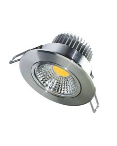 ROUND N.MAT MOV. LED SPOT 6W 6000K 440Lm COB 230V 60° Ra80 ACA THEROC660RNM