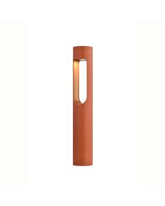 Φωτιστικό Κολωνάκι Αλουμινίου Terracotta Εξ.Χώρου IP65 D10xH65cm Led 12w 3000K 930lm Sun Light TIEMPO-TR 