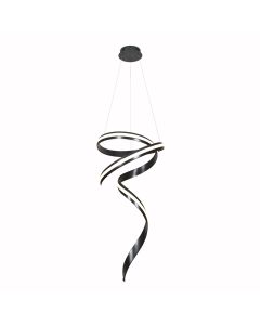Φωτιστικό Κρεμαστό Μαύρο 60xH200cm Led 60w 3000K 3000lm Triac Dimmable Sun Light UBAN-60P 