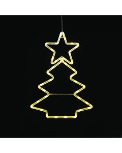 "PLASTIC XMAS TREE" 36 LED ΛΑΜΠΑΚΙΑ WW ΜΠΑΤ. (3ΧΑΑ)/USB, IP20, 32*0.5*44.5 ACA X04361306