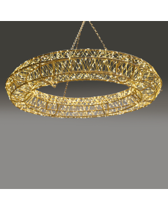 Δαχτυλίδι 3D COPPER WIRE METAL MOTIF RING 1440LED ΛΑΜΠ ΚΑΛ ΧΑΛΚ ΘΕΡΜ IP44 ΑΝΤΑΠT(3VDC)ΑΛΥΣΙΔ&ΑΓΚΙΣΤΡΑ 5mΚΑΛ ACA X0514401535