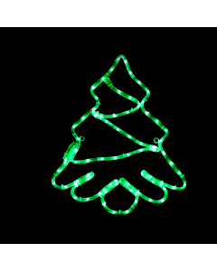 "TREE" 72 LED ΣΧΕΔΙΟ 3m ΜΟΝΟΚΑΝΑΛ ΦΩΤΟΣΩΛ GREEN IP44 44x51cm 1.5m ΚΑΛΩΔ ACA X0818519