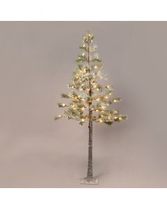 "SNOW PINE TREE" 128 WW LED ΛΑΜΠΑΚ.ΑΝΤΑΠΤ.(24VDC) IP44 26X26X240CM 3M KΑΦΕ ΚΑΛ. ΤΡΟΦ. ACA X10128144