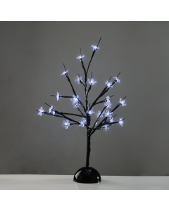 "TABLE TREE" 25 LED ΣΧΕΔΙΟ ΛΑΜΠΑΚ ΜΕ ΜΠΑΤΑΡΙΑ 3xAA ΨΥΧΡΟ ΛΕΥΚΟ IP20 10x10x45cm ACA X1025211