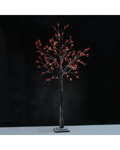 "SNOW RED BERRY TREE" 96 WW LED ΛΑΜΠΑΚ.ΑΝΤΑΠΤ.(24VDC) IP44 24X24X180CM 3M KΑΦΕ ΚΑΛ. ΤΡΟΦ. ACA X1096143