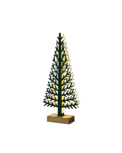 “WOODEN XMAS TREE LIGHT” ΠΡΑΣΙΝΟ ΔΕΝΤΡΟ-ΜΕΓΑΛΟ 10LED ΛΑΜΠΑΚ ΜΠΑΤΑΡ(2xAAA) ΘΕΡΜΟ ΛΕΥΚΟ IP20 21x5x47cm ACA XTREGWW473A