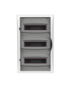 ΠΙΝΑΚΑΣ ΧΩΝΕΥΤΟΣ ΠΛΑΣΤΙΚΟΣ ECONOMIC 3Χ12 IP 40 (PE+N) Eurolamp 151-25034