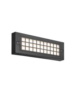 ΦΩΤΙΣΤΙΚΟ ΤΟΙΧΟΥ LED 6W 255X30X90 3CCT IP65 ΜΑΥΡΟ"SENARIO" ARTE ILLUMINA Eurolamp 145-52117