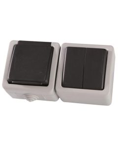 ΔΙΑΚΟΠΤΗΣ Κ/R  Α/R KAI ΠΡΙΖΑ ΣΟΥΚΟ ΓΚΡΙ  IP54 147-16216