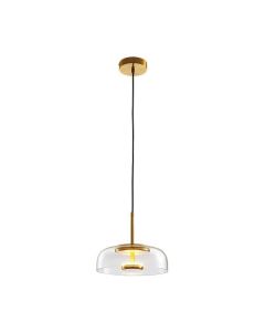 ΦΩΤΙΣΤΙΚΟ ΚΡΕΜΑΣΤΟ ΑΛΟΥΜΙΝΙΟΥ ΜΟΝΟΦΩΤΟ LED 5W ΔΙΑΦΑΝΟ Φ23ΧH8CM 3 CCT ARTE ILLUMINA ECLIPSE Eurolamp 144-15038