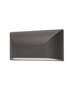 ΑΠΛΙΚΑ ΤΟΙΧΟΥ LED SLIM 6W IP65 220-240V 4000K 220X51X113mm ΓΡΑΦΙΤΗ PRO ARTE ILLUMINA Eurolamp 145-52077