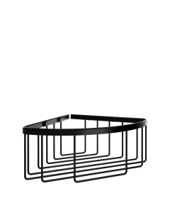  Σπογγοθήκη-Μπουκαλοθήκη Γωνιακή Βαθειά R10 Επίτοιχη W290xD210xH100mm Ορείχαλκος Black Mat Verdi Baskets 9023205