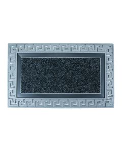 Πατάκι Εισόδου 45x75cm Μοκέτα Βινύλιο Athens Silver San Lorentzo 1800218S