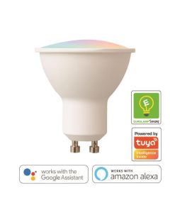 ΛΑΜΠΑ LED SMART WiFi GU10 6W RGBW 220-240V Eurolamp 147-77903