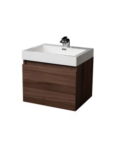 Έπιπλο Μπάνιου 60εκ -Νιπτήρα,G-Walnut ECO-60A FT21.060.003GW