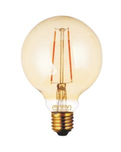 Λαμπτήρας Led Filament Amber Dimmable G95-2 E27  2,5w 2000K 200lm Ø95xH135mm Enjoy EL822110