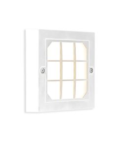 ΦΩΤΙΣΤΙΚΟ ΤΟΙΧΟΥ LED 6W 135X135X32 3CCT IP65 ΛΕΥΚΟ "SENARIO" ARTE ILLUMINA Eurolamp 145-52120