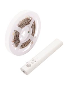 ΤΑΙΝΙΑ LED ΜΕ ΑΙΣΘΗΤΗΡΑ ΚΙΝΗΣΗΣ 1M 2,4W 6V 3000K IP65 PRO Eurolamp 145-70024