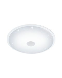 Eglo Lanciano Μοντέρνα Μεταλλική Πλαφονιέρα Οροφής με Ενσωματωμένο LED σε Λευκό χρώμα 66cm 97737