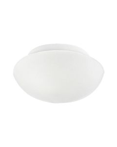 Eglo Ella Κλασική Μεταλλική Πλαφονιέρα Οροφής με Ντουί E27 σε Λευκό χρώμα 20cm 81635