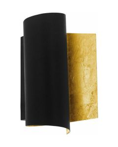 Eglo Falicetto Μοντέρνο Φωτιστικό Τοίχου με Ντουί E27 σε Μαύρο Χρώμα Πλάτους 16cm 98759