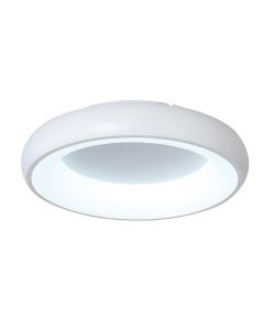 InLight Πλαφονιέρα οροφής LED 54W 3CCT από λευκό ακρυλικό D:40cm 42020-B-White