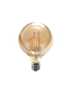 InLight E27 LED Filament G95 8watt με μελί κάλυμμα 7.27.08.42.1