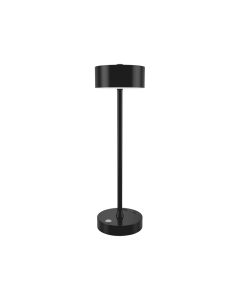 it-Lighting Crater Rechargeable LED 2W 3CCT Touch Table Lamp Black D:38cmx11cm 80100110
