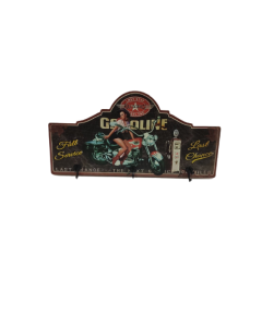 Κρεμάστρα Vintage Ξύλινη 3 Θέσεων 60x30cm Etoile NN-597A
