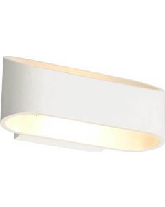 ACA L35039 Φωτιστικό Απλίκα Up-down 1*3w  Led 3000Κ Μέταλλο Λευκό Ματ 