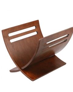 Θήκη Εφημερίδων -Περιοδικών 30x26x27cm Ξύλο Απόχρωση Σκούρο Καφέ Etoile MB-2787A