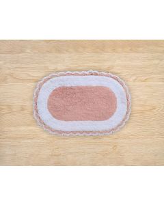 ΠΑΤΑΚΙ ΜΠΑΝΙΟΥ ΡΟΖ ΒΑΜΒΑΚΕΡΟ ANATOLI OVAL 45X75 San Lorentzo 4100117PINK