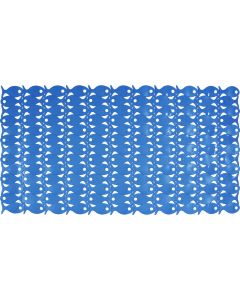 Πατάκι Μπάνιου Αντιολισθητικό 35x70cm Sea Fish Blue  San Lorentzo 202403BLUE