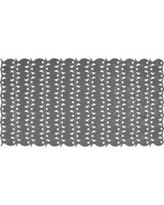Πατάκι Μπάνιου Αντιολισθητικό 35x70cm Sea Fish Grey San Lorentzo 202403GREY