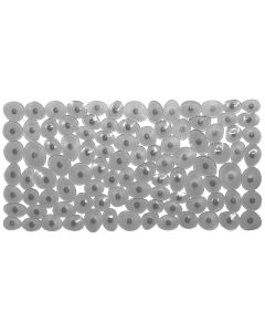 Πατάκι Μπάνιου Αντιολισθητικό 40x70cm Wet Pebbles Γκρι Ημιδιάφανο San Lorentzo 1700123GREY