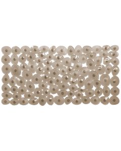 Πατάκι Μπάνιου Αντιολισθητικό 40x70cm Wet Pebbles Καφέ Ημιδιάφανο San Lorentzo 1700123BROWN