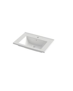 Νιπτήρας L65x45,5x3,5cm Ένθετος/Κρεμαστός Χωρίς Βαλβίδα Ege Vero 65 60173