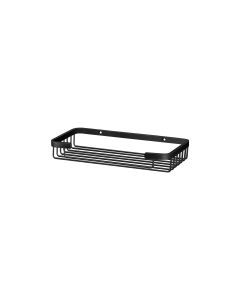 Σπογγοθήκη Παραλληλόγραμμη Black Mat Sanco Shower Baskets 0303-M116 