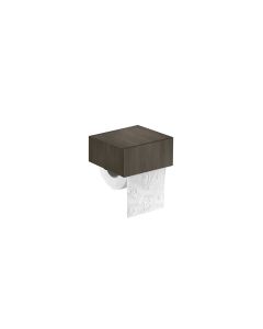 Χαρτοθήκη με Καπάκι W13xD11xH6 cm Ορείχαλκος Dark Bronze Mat Sanco Toilet Roll Holders Pro 0854-DM25