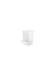 Πoτηροθήκη Επίτοιχη Sanco Minimal White Matt 24201-M101