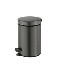 Χαρτοδοχείο 12lt  Ø25x40 εκ. Graphite Dark Sanco Waste Bins  90611-122