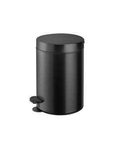 Χαρτοδοχείο 12lt  Ø25x40 εκ. Black Sanco Waste Bins 90611-M116 