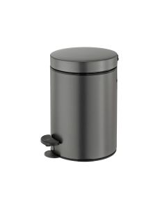 Χαρτοδοχείο 12lt  Ø25x40 εκ. Antracite Grained Sanco Waste Bins 90611-M118