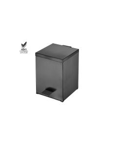 Χαρτοδοχείο 5lt 18x25*Y26,5 cm Gun Metal Brushed Soft Closing Sanco Waste Bins 90677-AB23