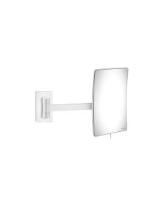 Καθρέπτης Μεγεθυντικός Επτοίχιος Μεγέθυνση x3 White Mat Sanco Cosmetic Mirrors MR-305-M101